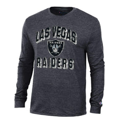 Las Vegas Raiders Champion Ultimate Tri-Blend Long Sleeve T-Shirt - Black cheap