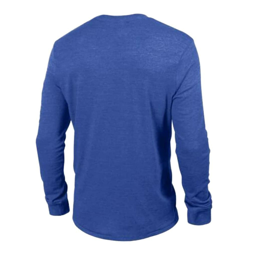 New York Giants Champion Ultimate Tri-Blend Long Sleeve T-Shirt - Heather Royal on sale