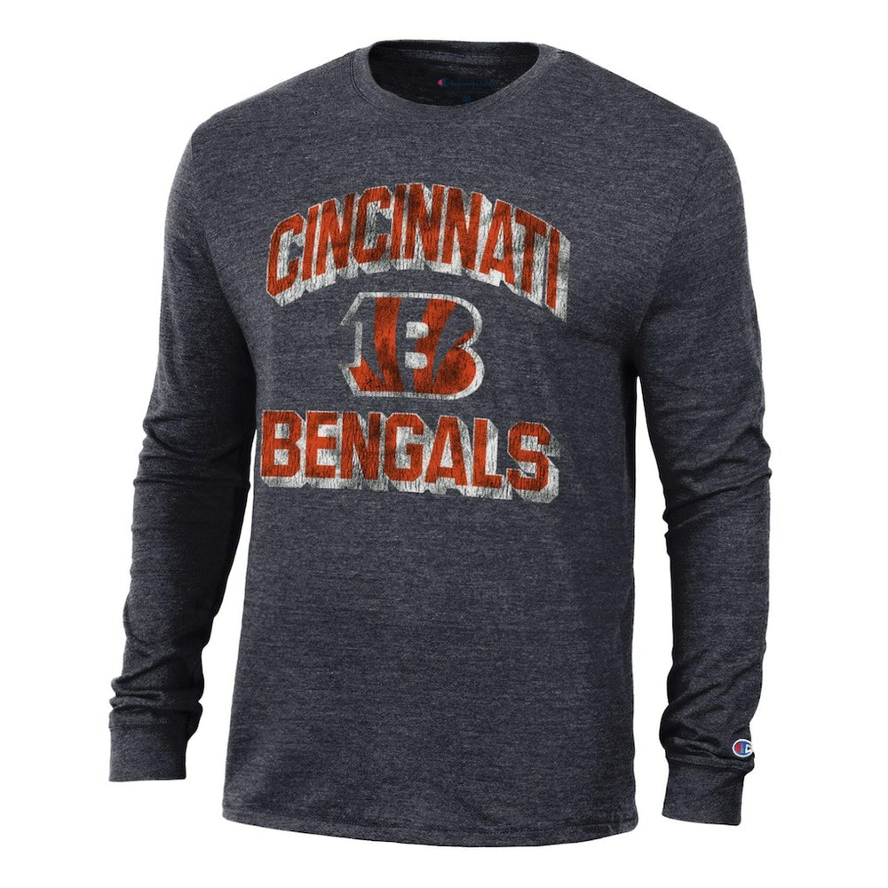 Cincinnati Bengals Champion Ultimate Tri-Blend Long Sleeve T-Shirt - Black online