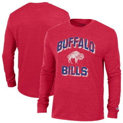 Buffalo Bills Champion Ultimate Tri-Blend Long Sleeve T-Shirt - Red cheap