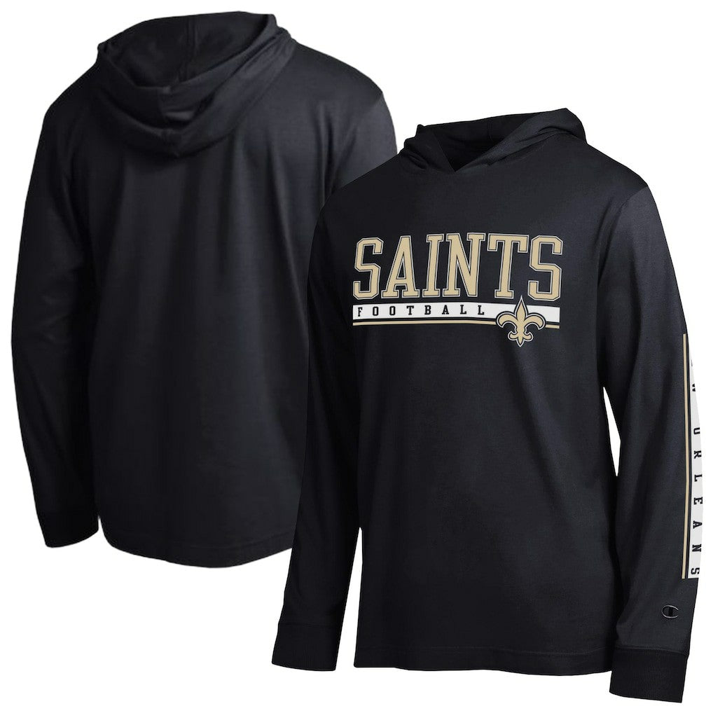 New Orleans Saints Champion All Star Hoodie T-Shirt - Black online