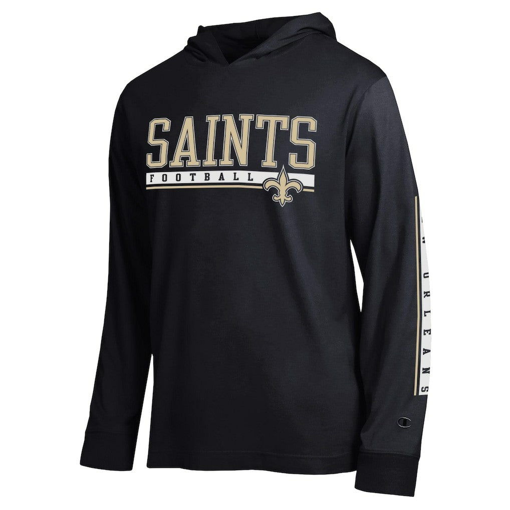 New Orleans Saints Champion All Star Hoodie T-Shirt - Black online