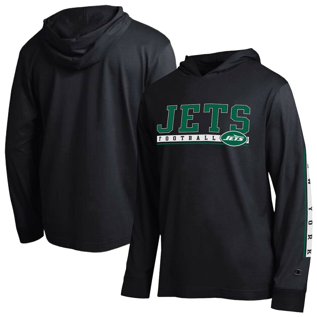 New York Jets Champion All Star Hoodie T-Shirt - Black cheap