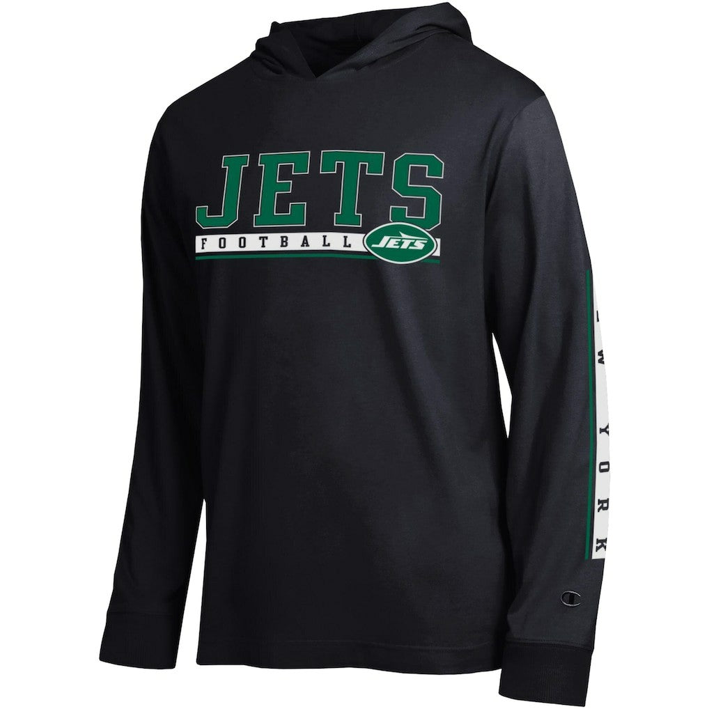 New York Jets Champion All Star Hoodie T-Shirt - Black cheap