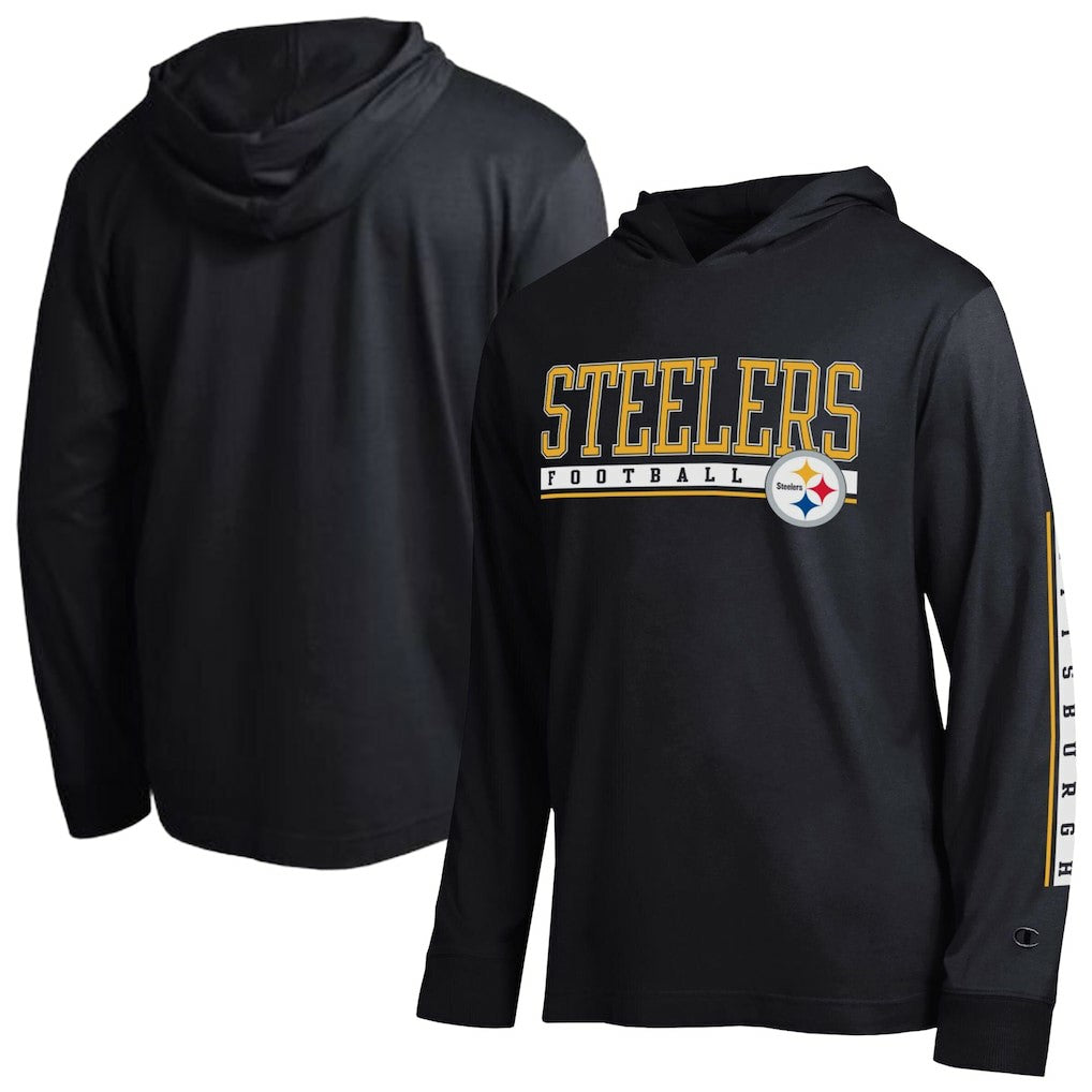 Pittsburgh Steelers Champion All Star Hoodie T-Shirt - Black for sale