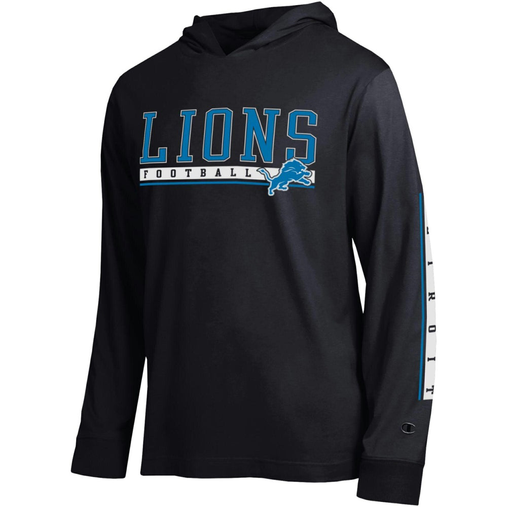 Detroit Lions Champion All Star Hoodie T-Shirt - Black outlet