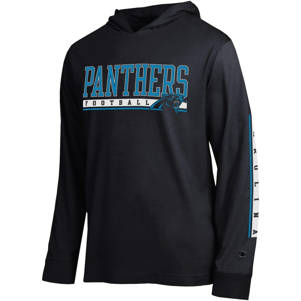 Carolina Panthers Champion All Star Hoodie T-Shirt - Black on sale