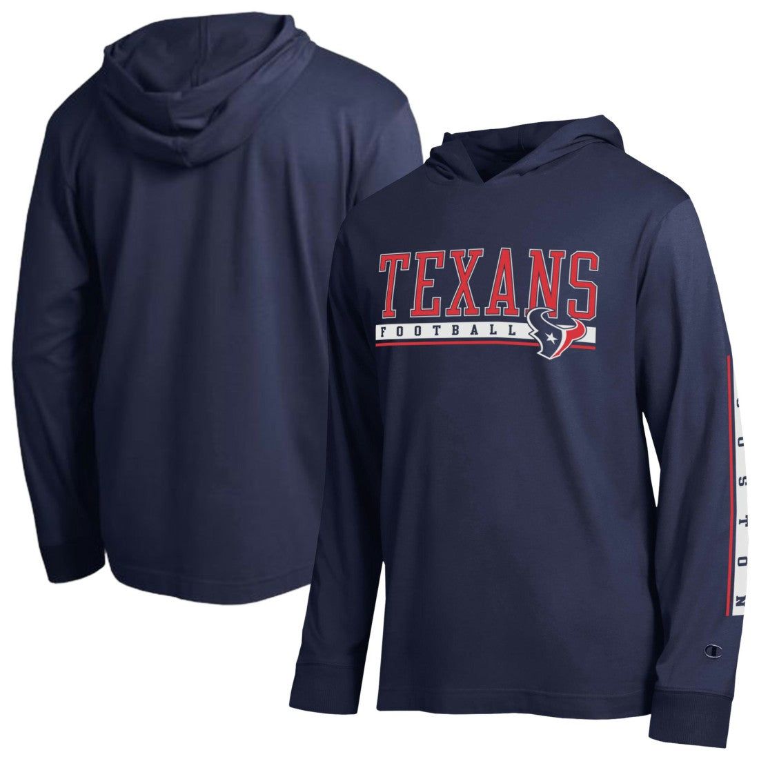 Houston Texans Champion All Star Hoodie T-Shirt - Navy for sale