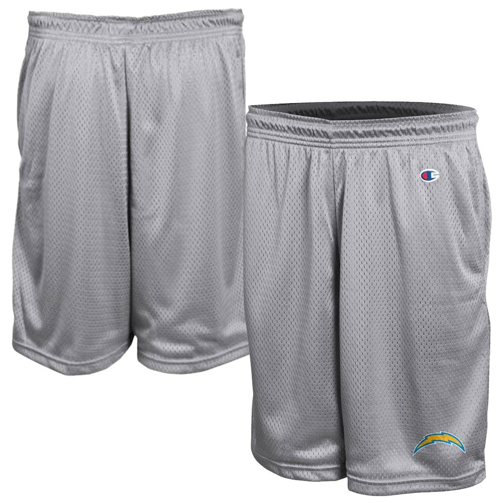 Los Angeles Chargers Champion Classic Mesh Shorts - Gray sale