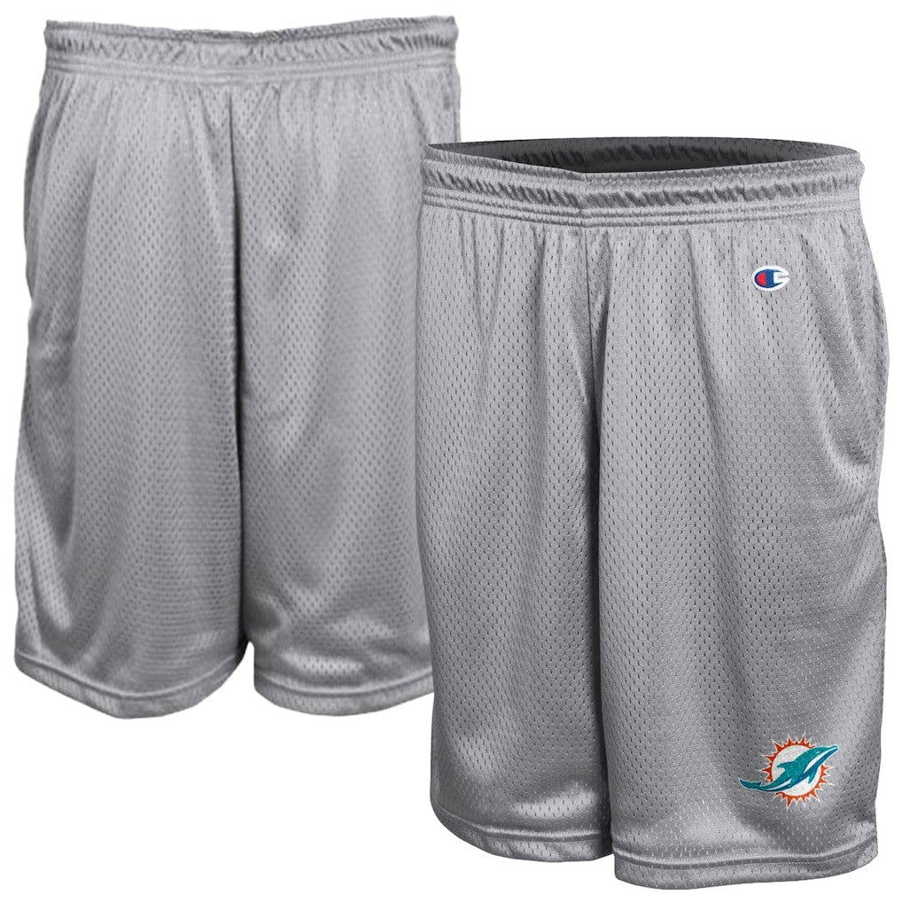 Miami Dolphins Champion Classic Mesh Shorts - Gray discount