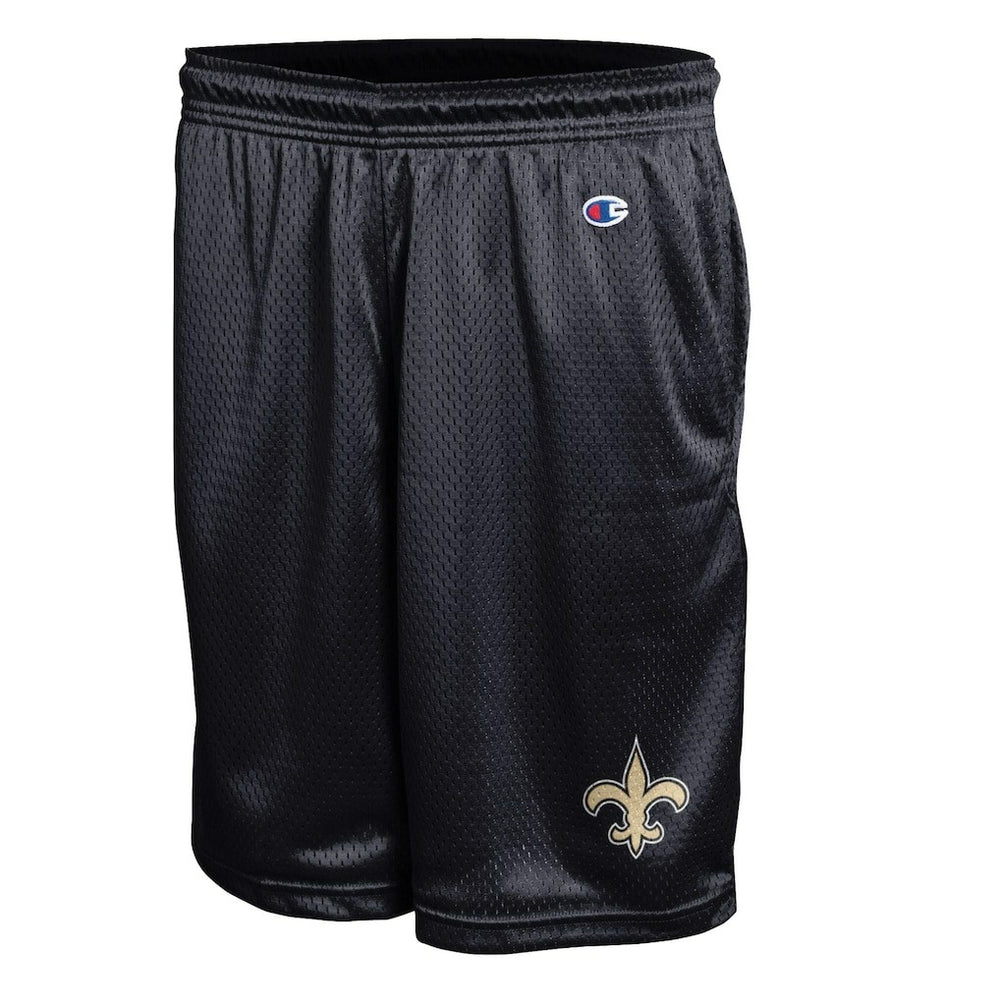 New Orleans Saints Champion Classic Mesh Shorts - Black discount