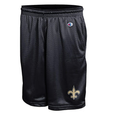 New Orleans Saints Champion Classic Mesh Shorts - Black discount