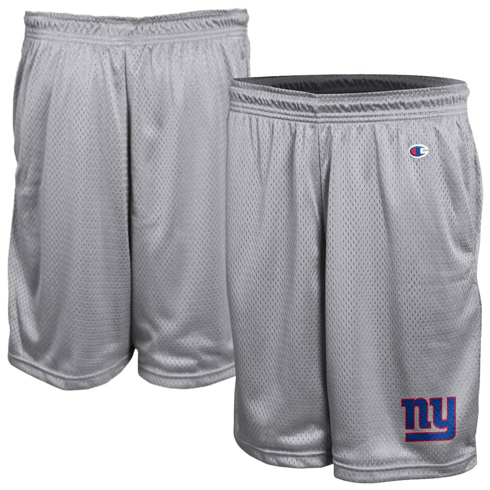 New York Giants Champion Classic Mesh Shorts - Gray for sale