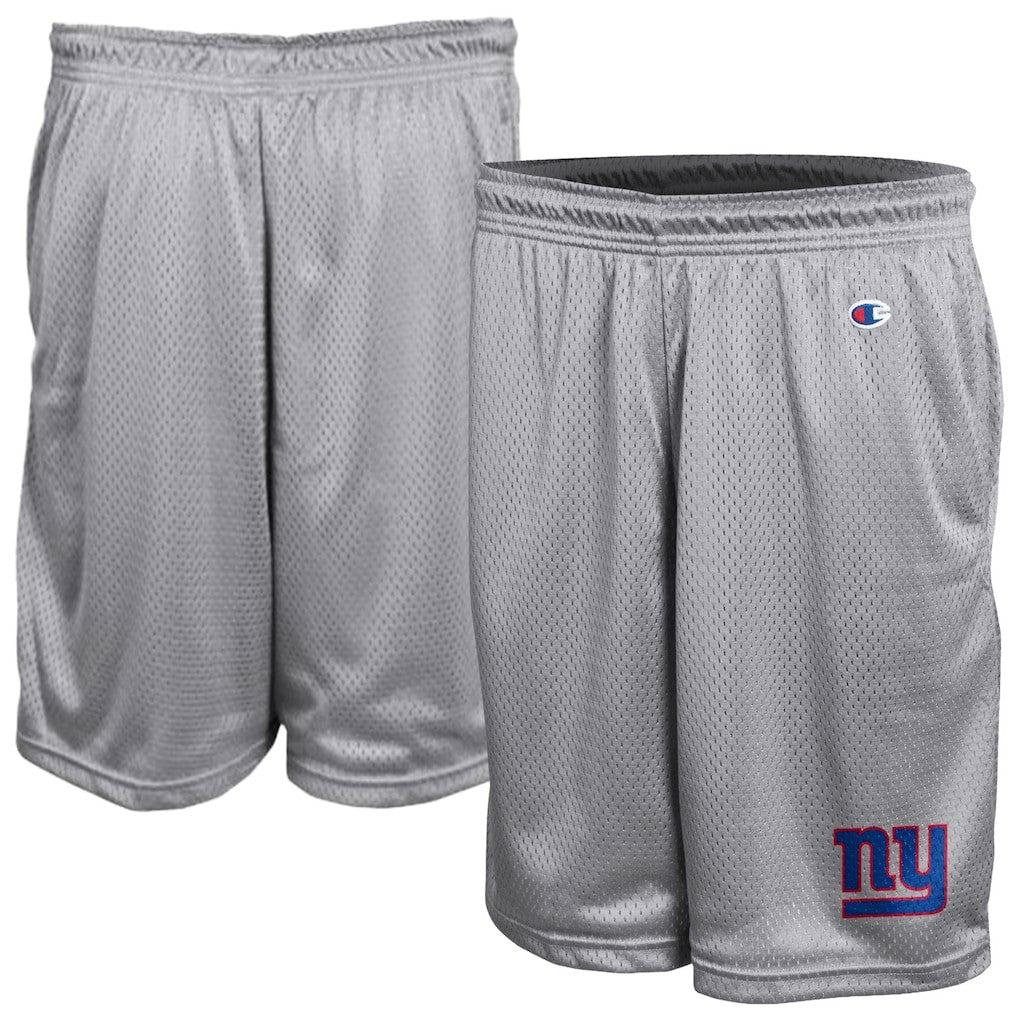 New York Giants Champion Classic Mesh Shorts - Gray for sale