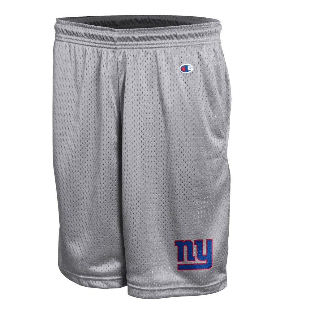 New York Giants Champion Classic Mesh Shorts - Gray for sale