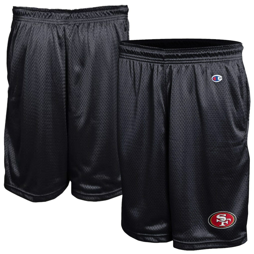 San Francisco 49ers Champion Classic Mesh Shorts - Black discount