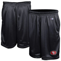 San Francisco 49ers Champion Classic Mesh Shorts - Black discount