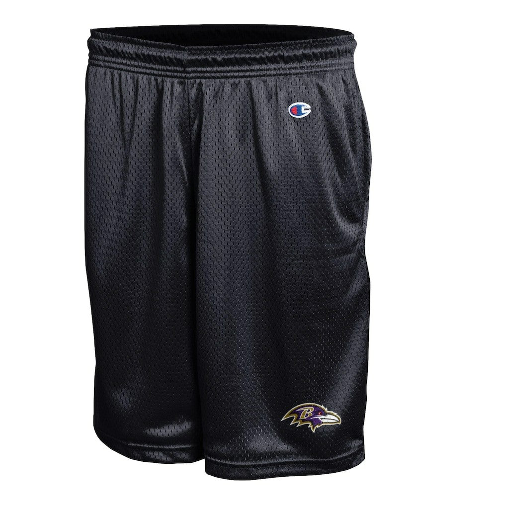 Baltimore Ravens Champion Classic Mesh Shorts - Black on sale