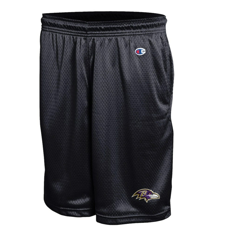 Baltimore Ravens Champion Classic Mesh Shorts - Black on sale