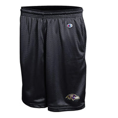 Baltimore Ravens Champion Classic Mesh Shorts - Black on sale