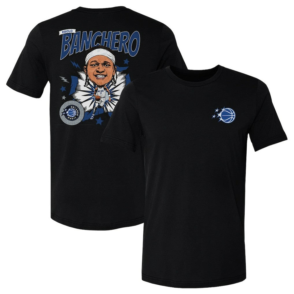 Paolo Banchero Orlando Magic 500 Level Caricature T-Shirt - Black outlet