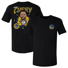 Stephen Curry Golden State Warriors 500 Level Caricature T-Shirt sale - Black sale