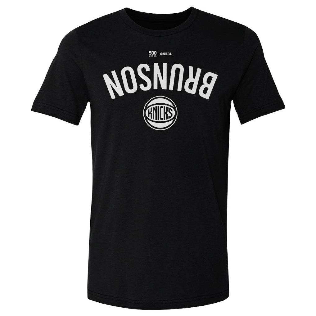 Jalen Brunson New York Knicks 500 Level Invert T-Shirt - Black online