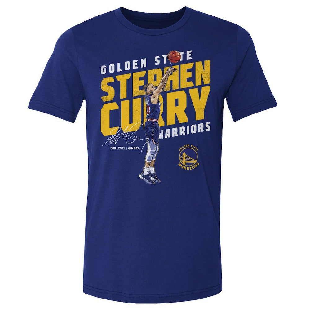 Stephen Curry Golden State Warriors 500 Level Slant T-Shirt sale - Royal cheap