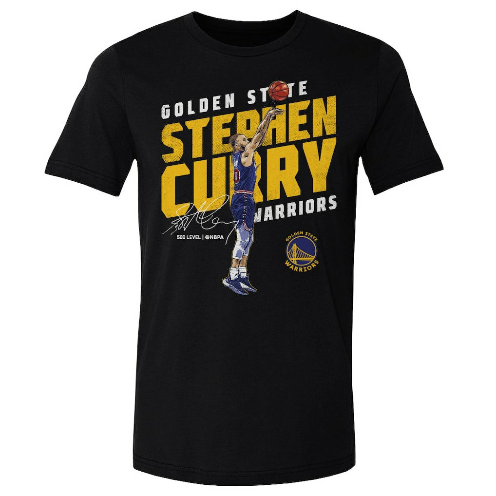 Stephen Curry Golden State Warriors 500 Level Slant T-Shirt sale - Black online