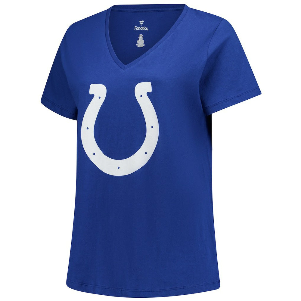 Tyler Warren Indianapolis Colts Women's Plus Size Name & Number V-Neck T-Shirt - Royal online