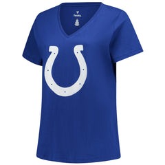 Tyler Warren Indianapolis Colts Women's Plus Size Name & Number V-Neck T-Shirt - Royal online
