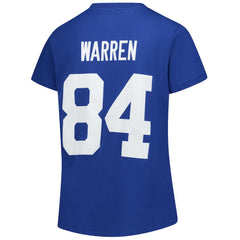 Tyler Warren Indianapolis Colts Women's Plus Size Name & Number V-Neck T-Shirt - Royal online
