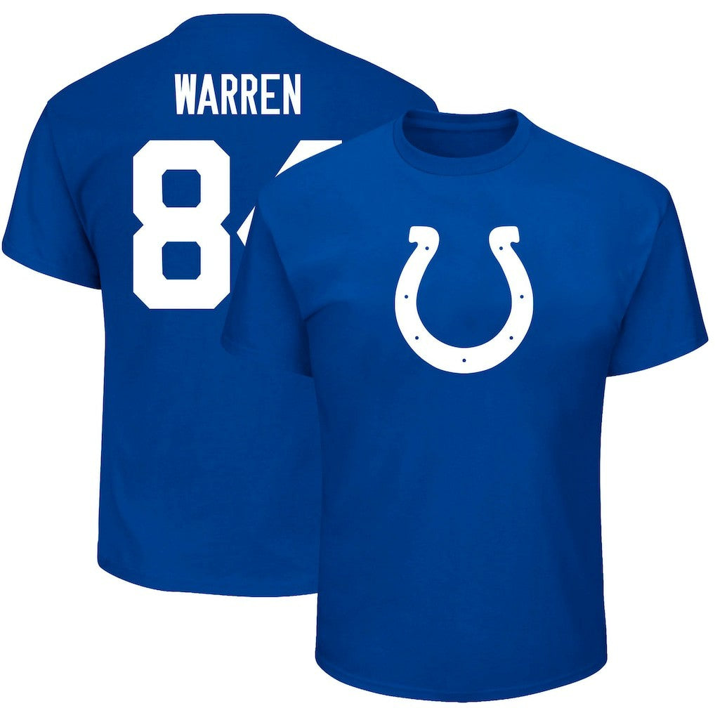 Tyler Warren Indianapolis Colts Big & Tall Player Name & Number T-Shirt - Royal discount