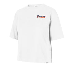 Denver Broncos '47 Women's Collage Script Reed City T-Shirt - White on sale