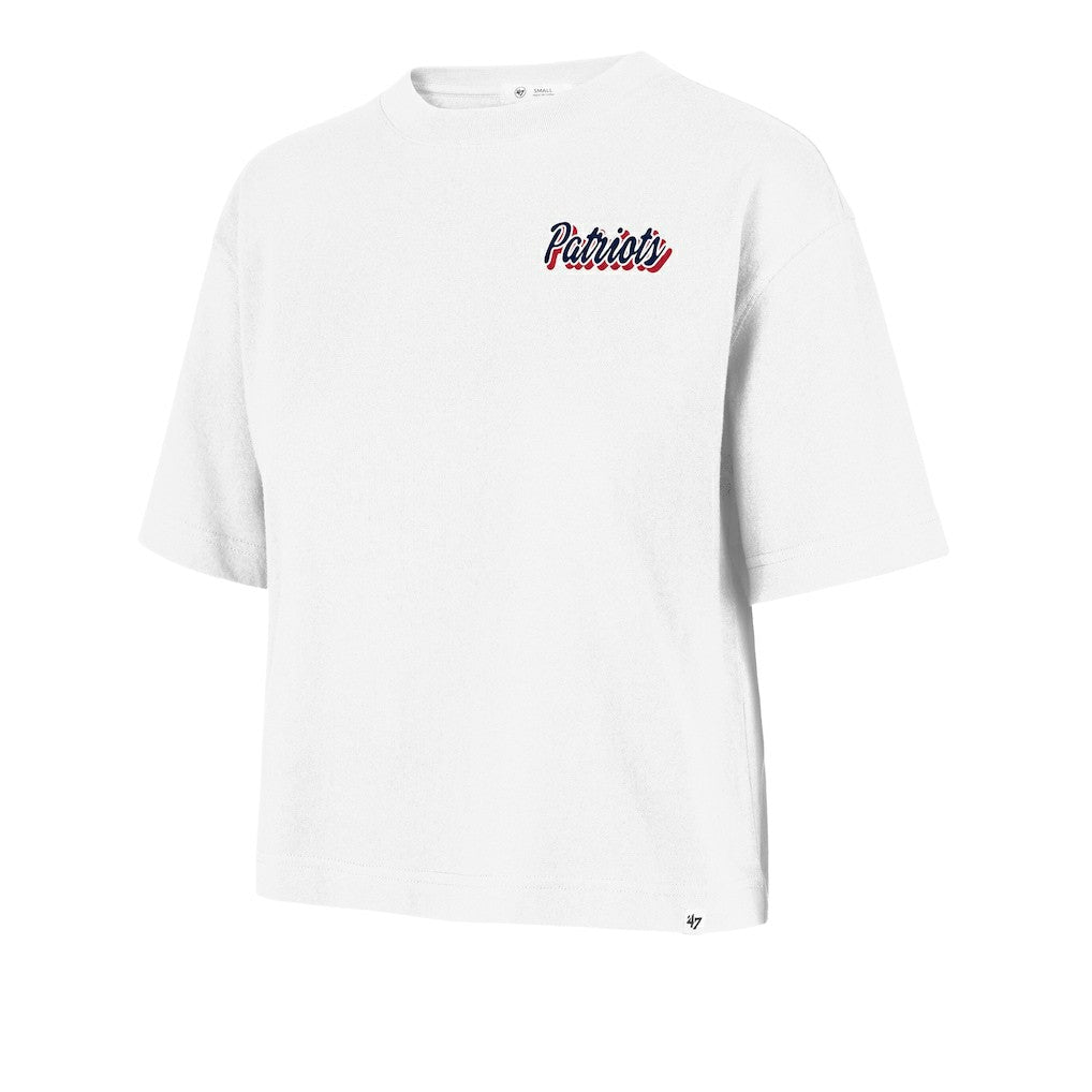 New England Patriots '47 Women's Collage Script Reed City T-Shirt - White online