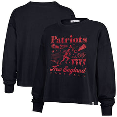 New England Patriots '47 Women's Team Collage Sydney Long Sleeve T-Shirt - Navy online