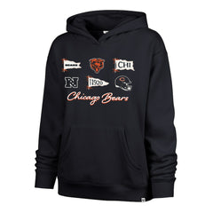 Chicago Bears '47 Women's Bow & Banners Naomi Hoodie - Navy discount