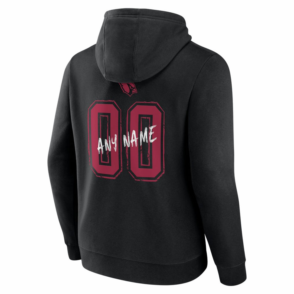 Arizona Cardinals Hustle Personalized Name & Number Hoodie - Black cheap