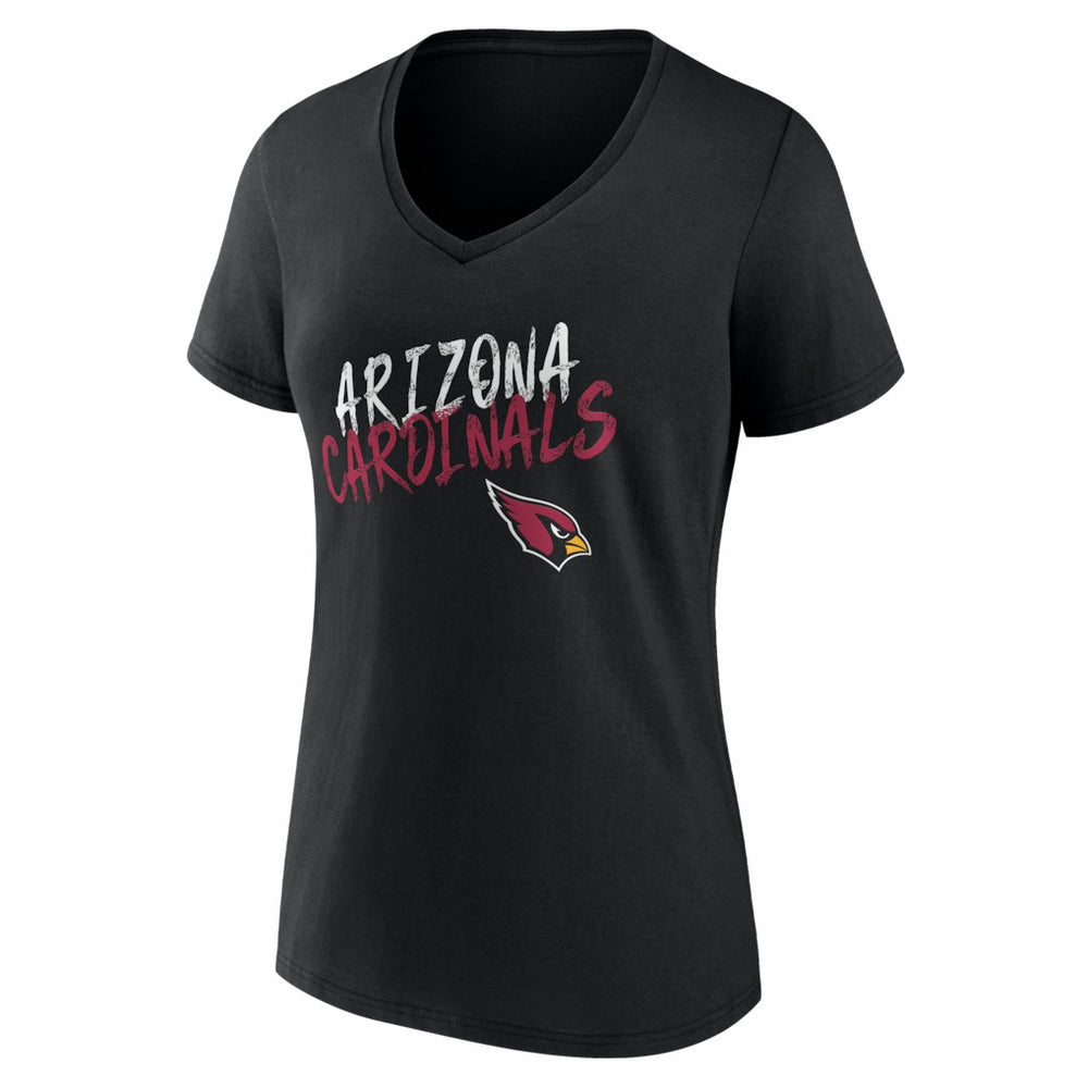 Arizona Cardinals Women's Hustle Personalized Name & Number V-Neck T-Shirt - Black on sale