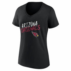 Arizona Cardinals Women's Hustle Personalized Name & Number V-Neck T-Shirt - Black on sale