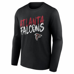 Atlanta Falcons Hustle Personalized Name & Number Long Sleeve T-Shirt - Black for sale