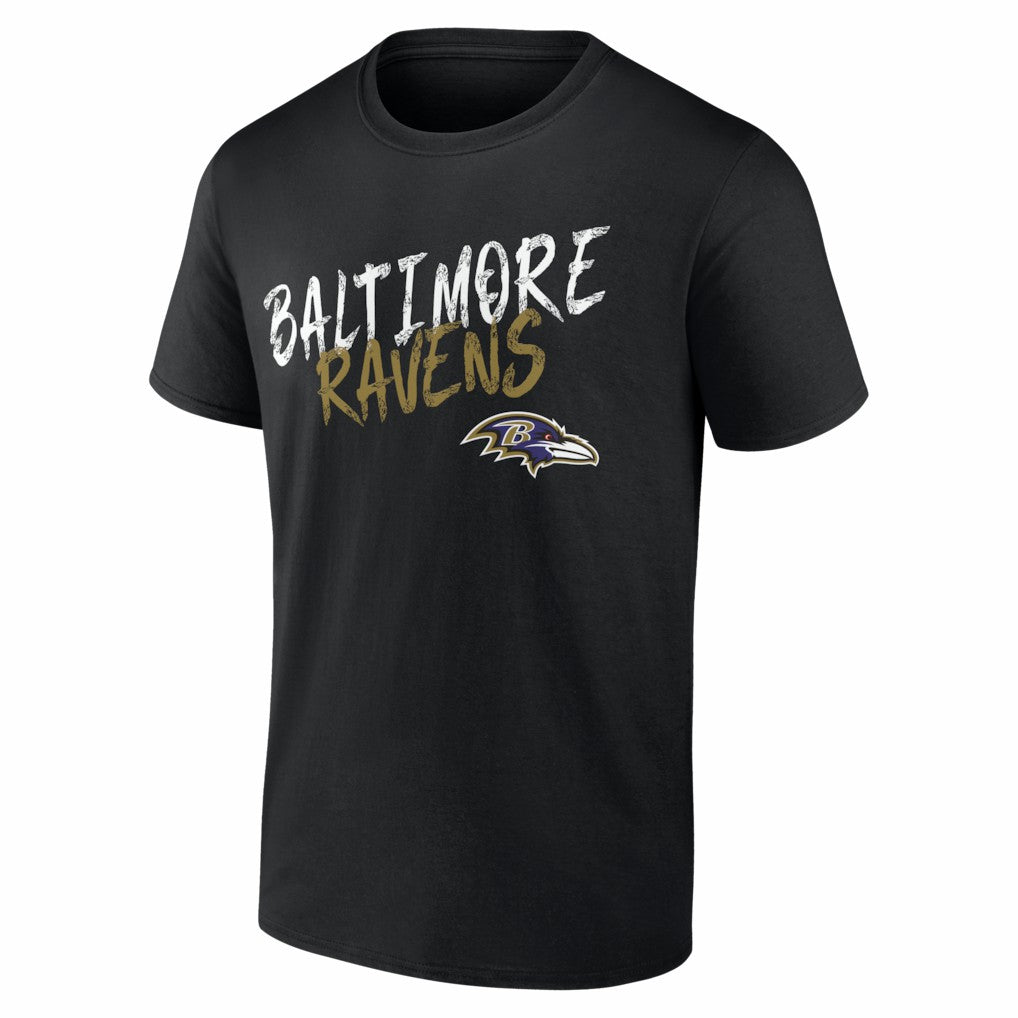Baltimore Ravens Hustle Personalized Name & Number T-Shirt - Black online
