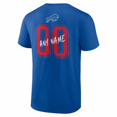 Buffalo Bills Hustle Personalized Name & Number T-Shirt - Royal cheap