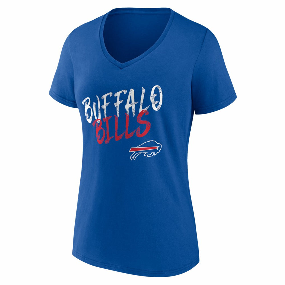 Buffalo Bills Women's Hustle Personalized Name & Number V-Neck T-Shirt - Royal on sale