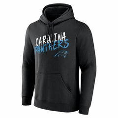 Carolina Panthers Hustle Personalized Name & Number Hoodie - Black on sale