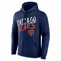 Chicago Bears Hustle Personalized Name & Number Hoodie - Navy sale