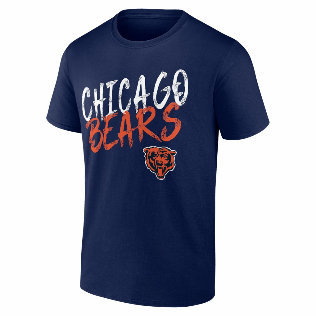 Chicago Bears Hustle Personalized Name & Number T-Shirt - Navy on sale