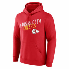 Kansas City Chiefs Hustle Personalized Name & Number Hoodie - Red sale