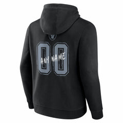 Las Vegas Raiders Hustle Personalized Name & Number Hoodie - Black discount