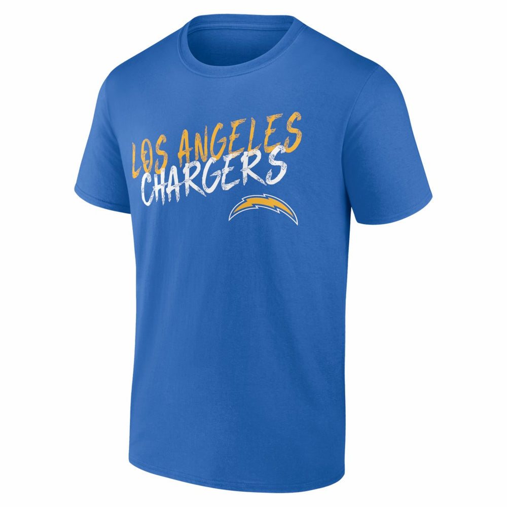Los Angeles Chargers Hustle Personalized Name & Number T-Shirt - Powder Blue cheap